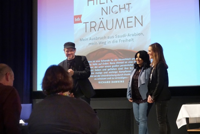 Buchvorstellung "Frauen dürfen hier nicht träumen" (Berlin, Januar 2018)