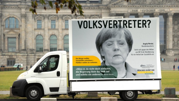 gbs-Kampagne zur Sterbehilfe (Foto: Evelin Frerk)