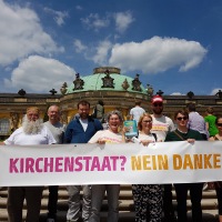 Buskampagne zu Besuch beim "alten Fritz"