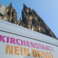 Kirchenstaat - nein danke! (F: MSS)