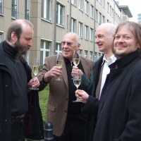 Kleine Feier zur Rettung des kleinen Ferkels (März 2008)