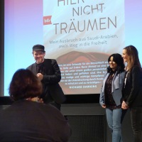 Buchvorstellung "Frauen dürfen hier nicht träumen" (Berlin, Januar 2018)