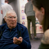 Im Gespräch mit gbs-Gründer Herbert Steffen (Foto: F. Chefai)